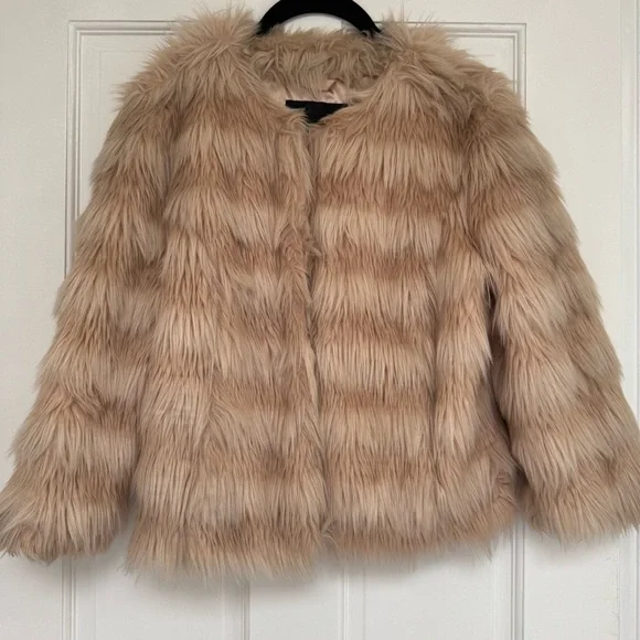 Mossimo Faux Fur Pink Jacket - Picture 7 of 16